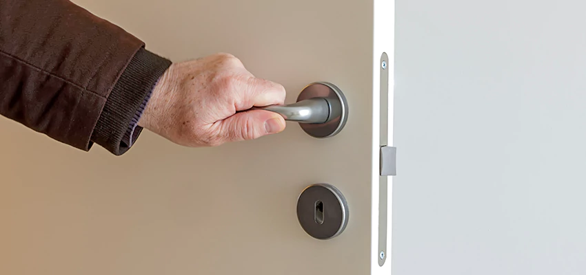 Restroom Locks Privacy Bolt Installation in Brentwood, California